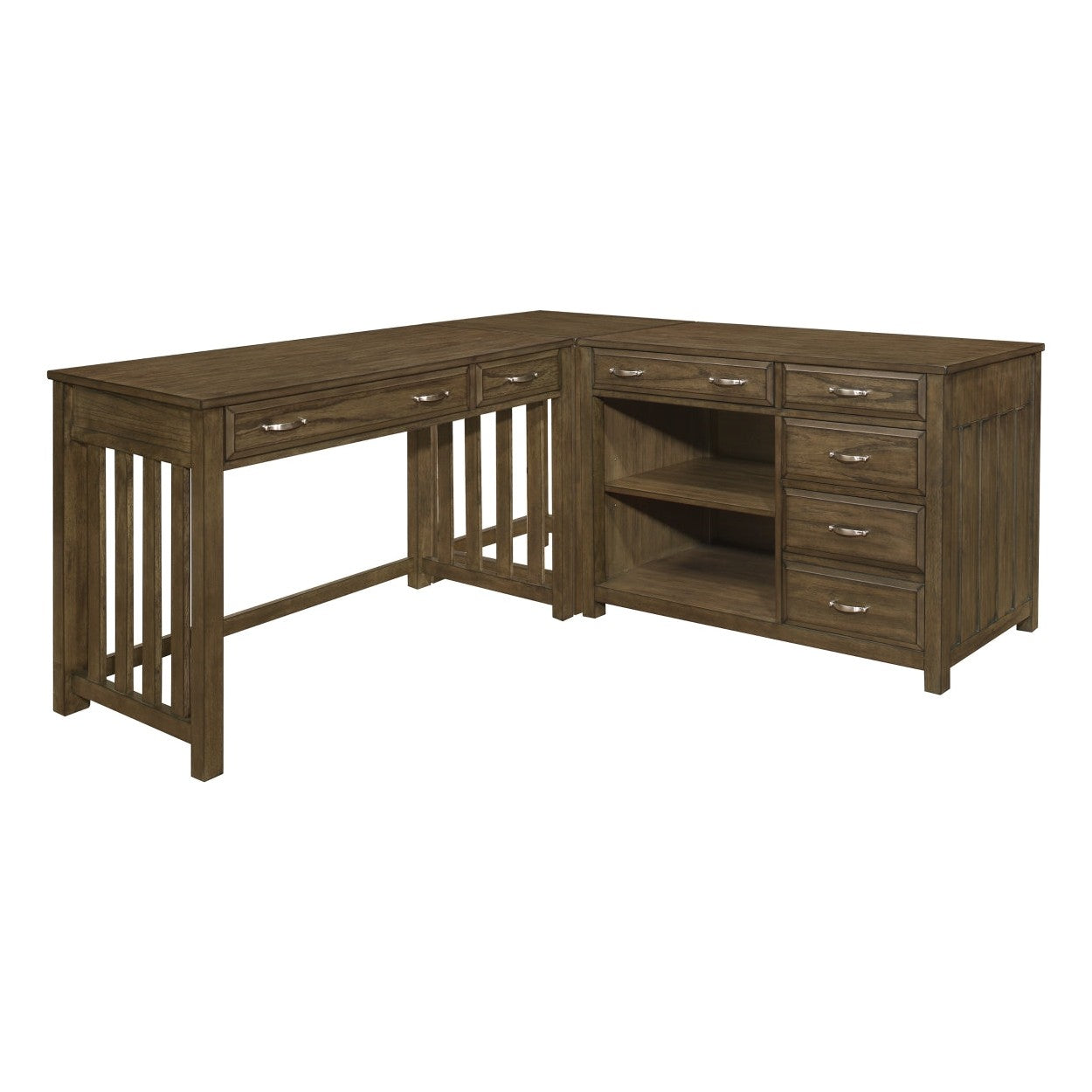 3pc Corner Desk (Desk+Corner+Credenza) 4522*3