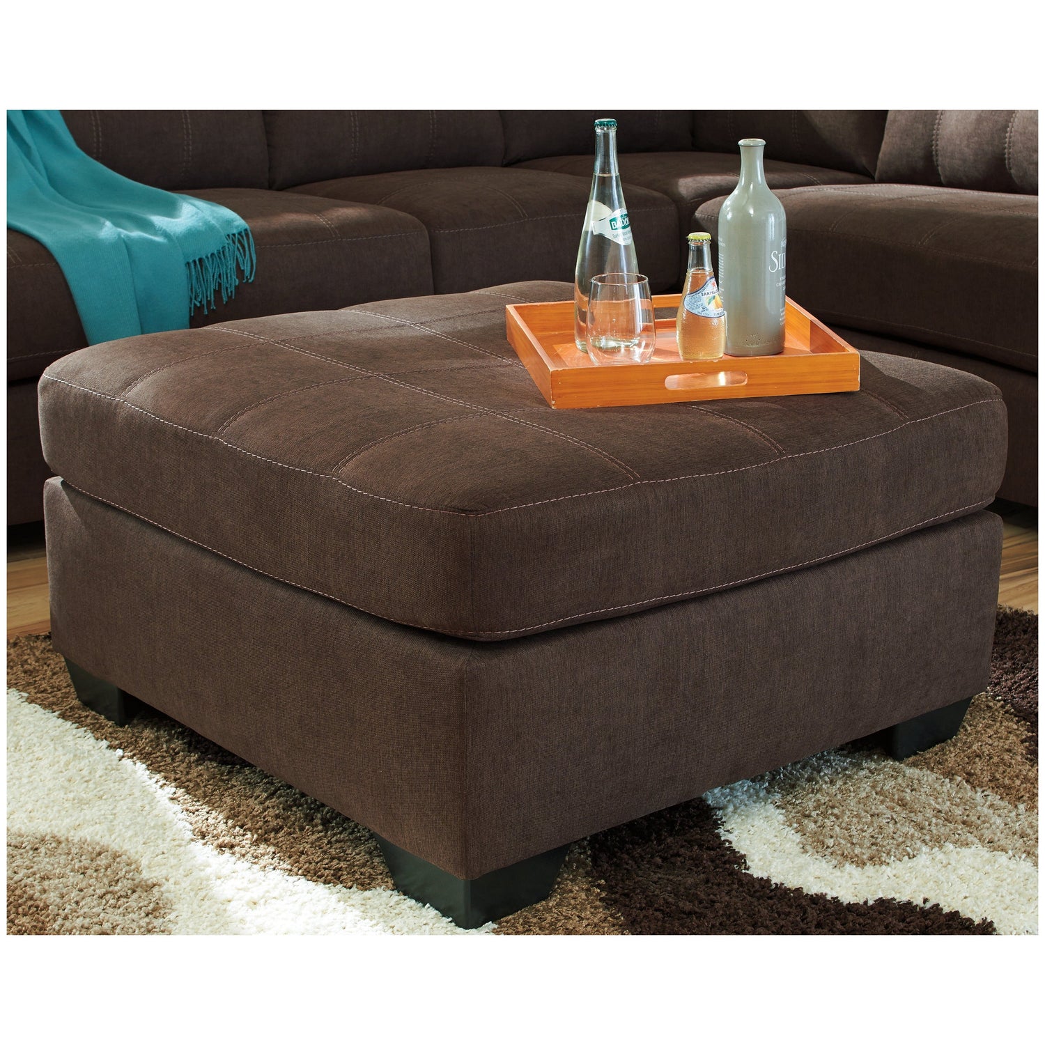 Maier Oversized Accent Ottoman Ash-4522108