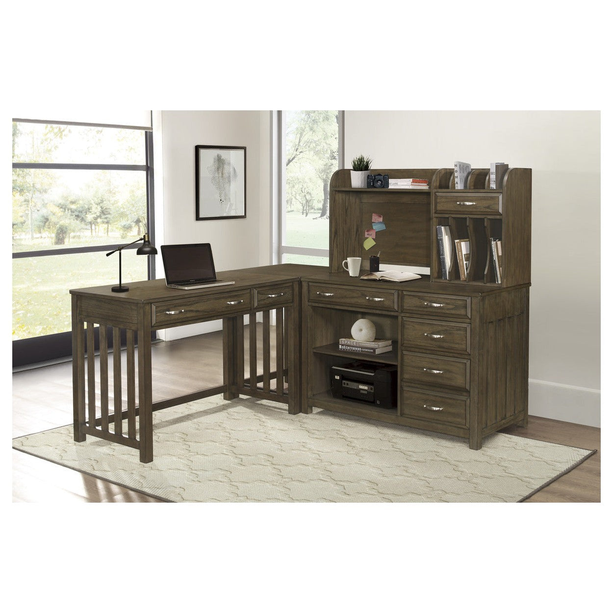 CREDENZA, BROWN GRAY 4522-16