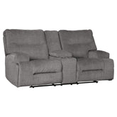 Coombs Reclining Loveseat with Console Ash-4530294