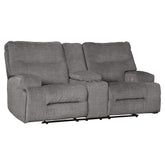Coombs Power Reclining Loveseat with Console Ash-4530296