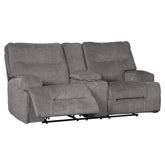 Coombs Power Reclining Loveseat with Console Ash-4530296