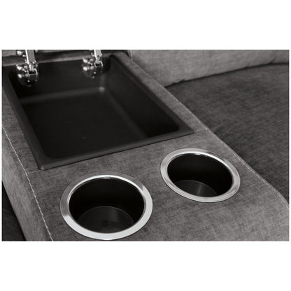 Coombs Power Reclining Loveseat with Console Ash-4530296