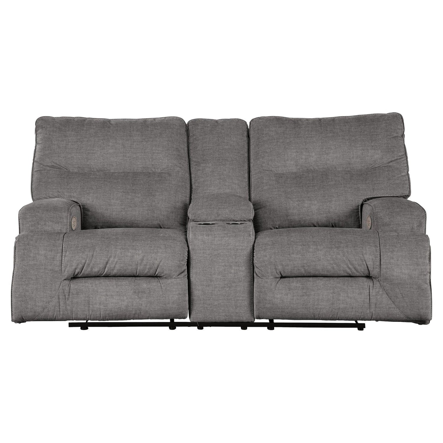 Coombs Power Reclining Loveseat with Console Ash-4530296