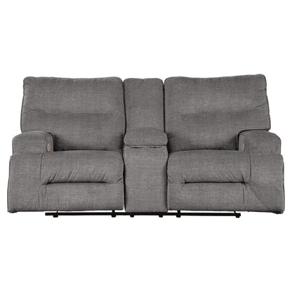 Coombs Power Reclining Loveseat with Console Ash-4530296
