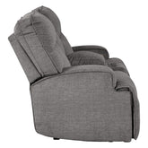Coombs Power Reclining Loveseat with Console Ash-4530296