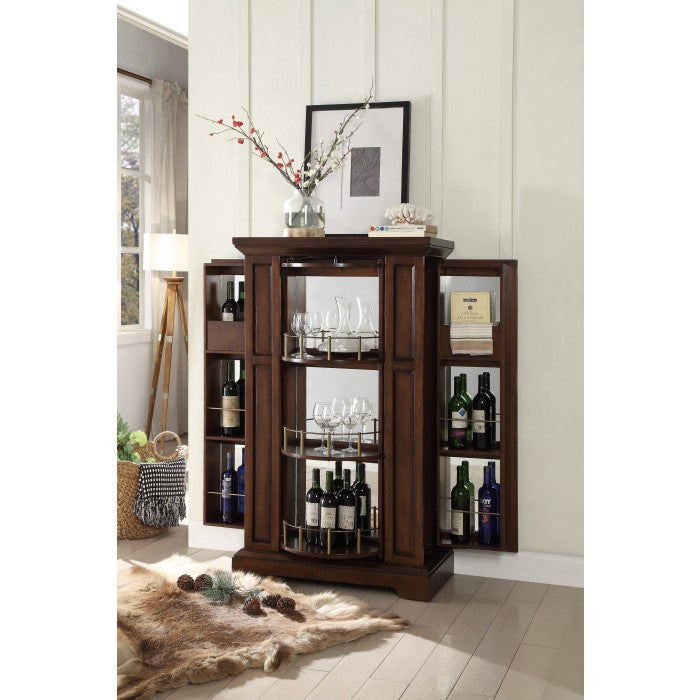 Homelegance Snifter Wine Cabinet W/Lock, 3A
