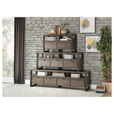 76" TV STAND, 4 DRAWERS 4550-76T
