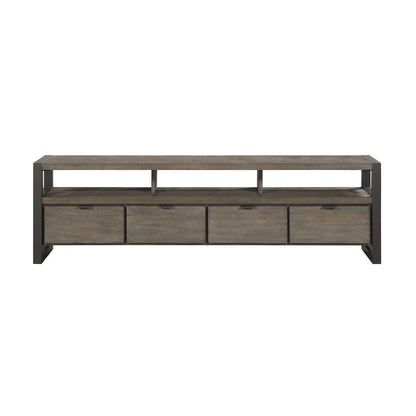 76&quot; TV STAND, 4 DRAWERS 4550-76T