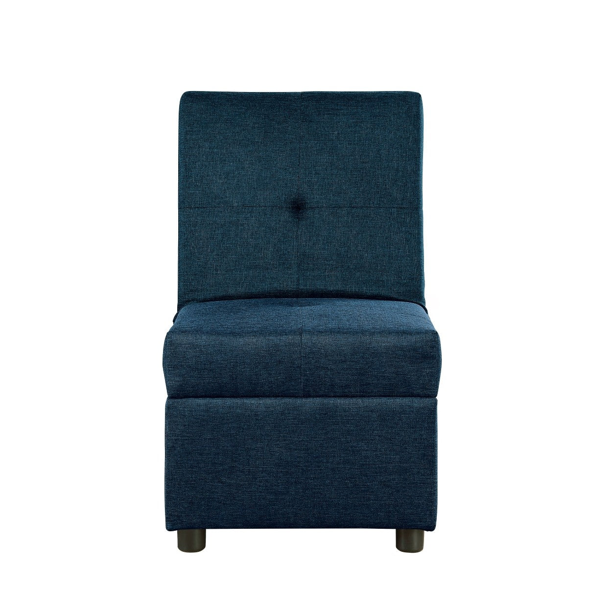 STORAGE OTTOMAN/CHAIR, BLUE 4573BU