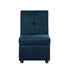 STORAGE OTTOMAN/CHAIR, BLUE 4573BU