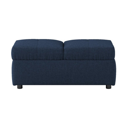 STORAGE OTTOMAN/CHAIR, BLUE 4573BU