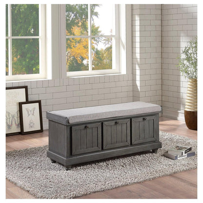 Bench, Dark Gray Finish 4586DG