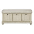 BENCH, WHITE FINISH 4586W