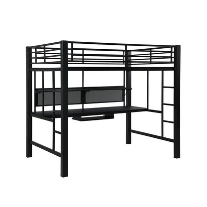 Avalon Full Workstation Loft Bed Black 460023