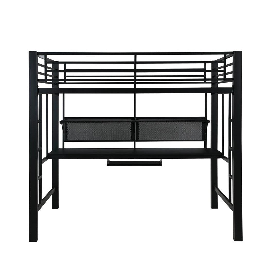 Avalon Full Workstation Loft Bed Black 460023