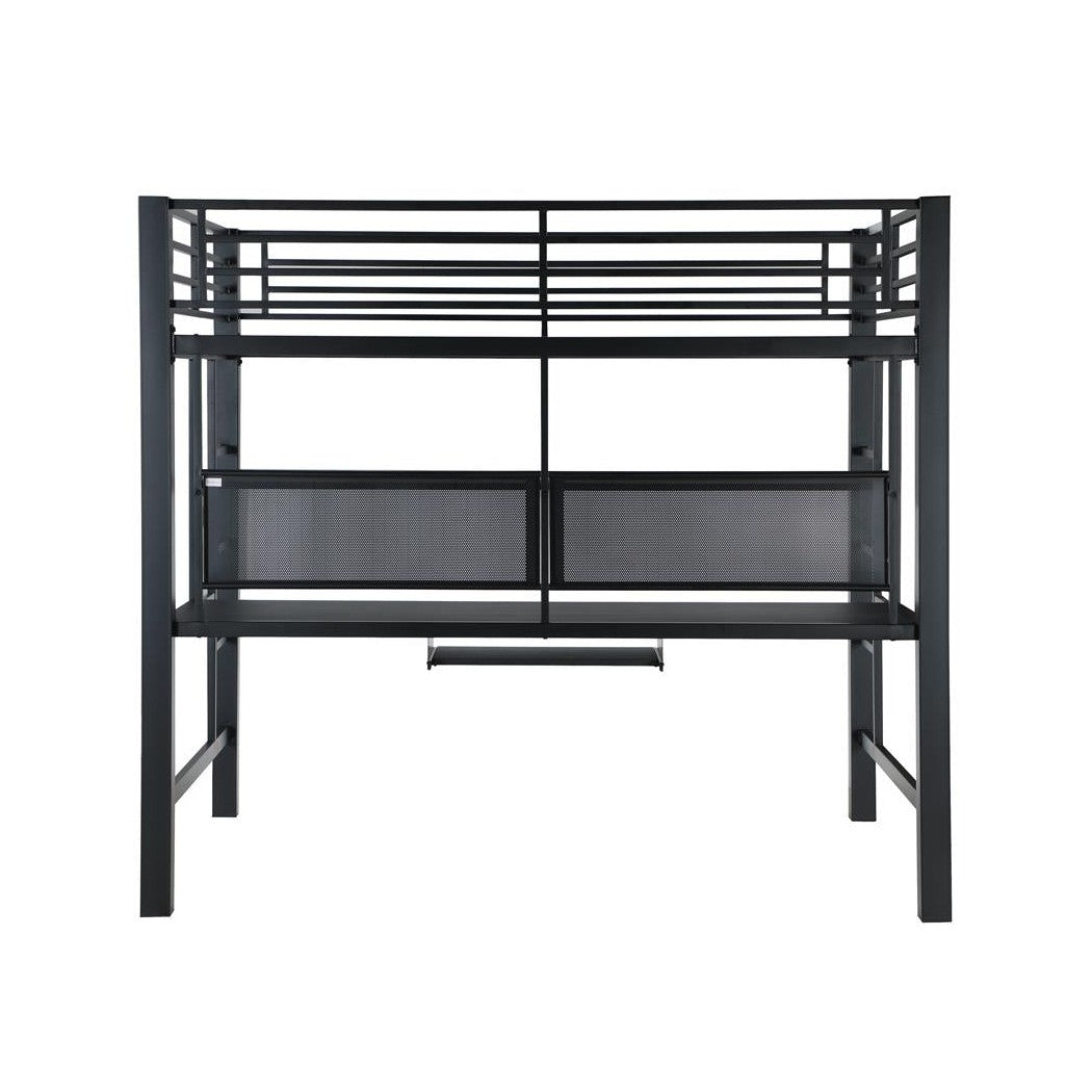 Avalon Full Workstation Loft Bed Black 460023