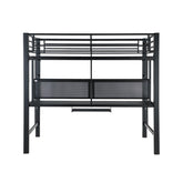 Avalon Full Workstation Loft Bed Black 460023