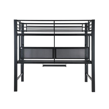 Avalon Full Workstation Loft Bed Black 460023