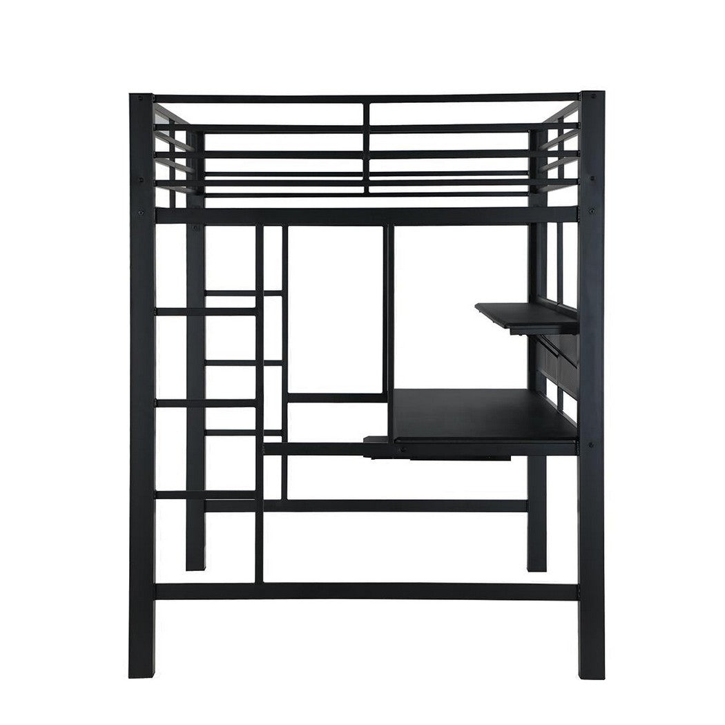 Avalon Full Workstation Loft Bed Black 460023