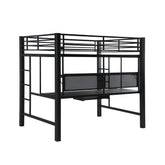 Avalon Full Workstation Loft Bed Black 460023