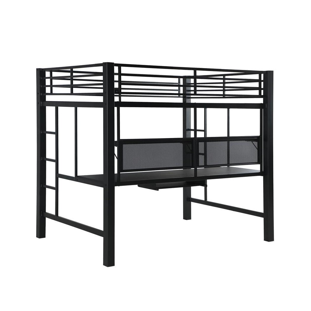 Avalon Full Workstation Loft Bed Black 460023