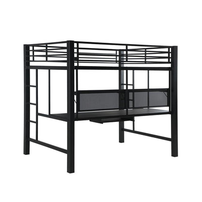 Avalon Full Workstation Loft Bed Black 460023