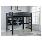 Avalon Full Workstation Loft Bed Black 460023