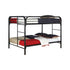 Morgan Full over Full Bunk Bed Black 460056K