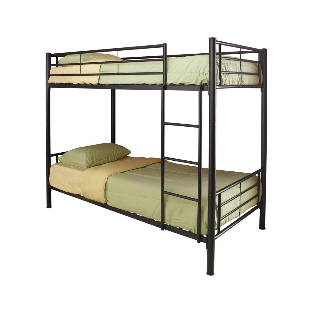 Hayward Twin over Twin Bunk Bed Black 460072B