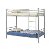 Hayward Twin over Twin Bunk Bed Silver 460072