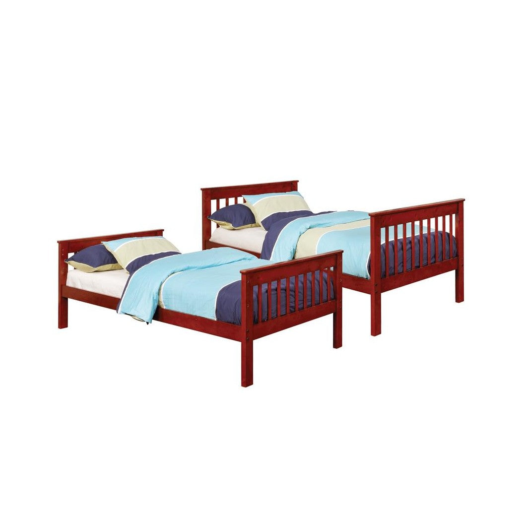 Parker Twin over Twin Bunk Bed Chestnut 460231