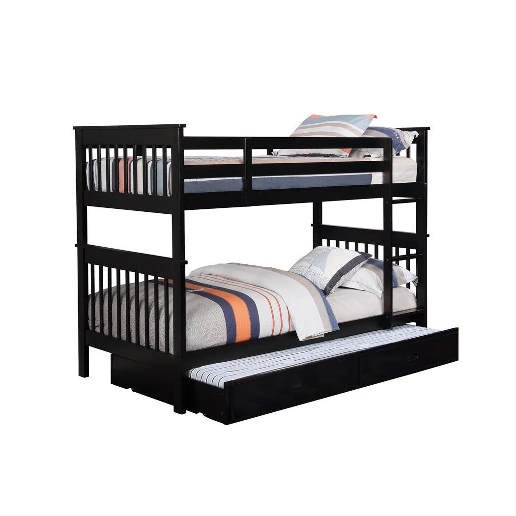 Chapman Twin over Twin Bunk Bed Black 460234N