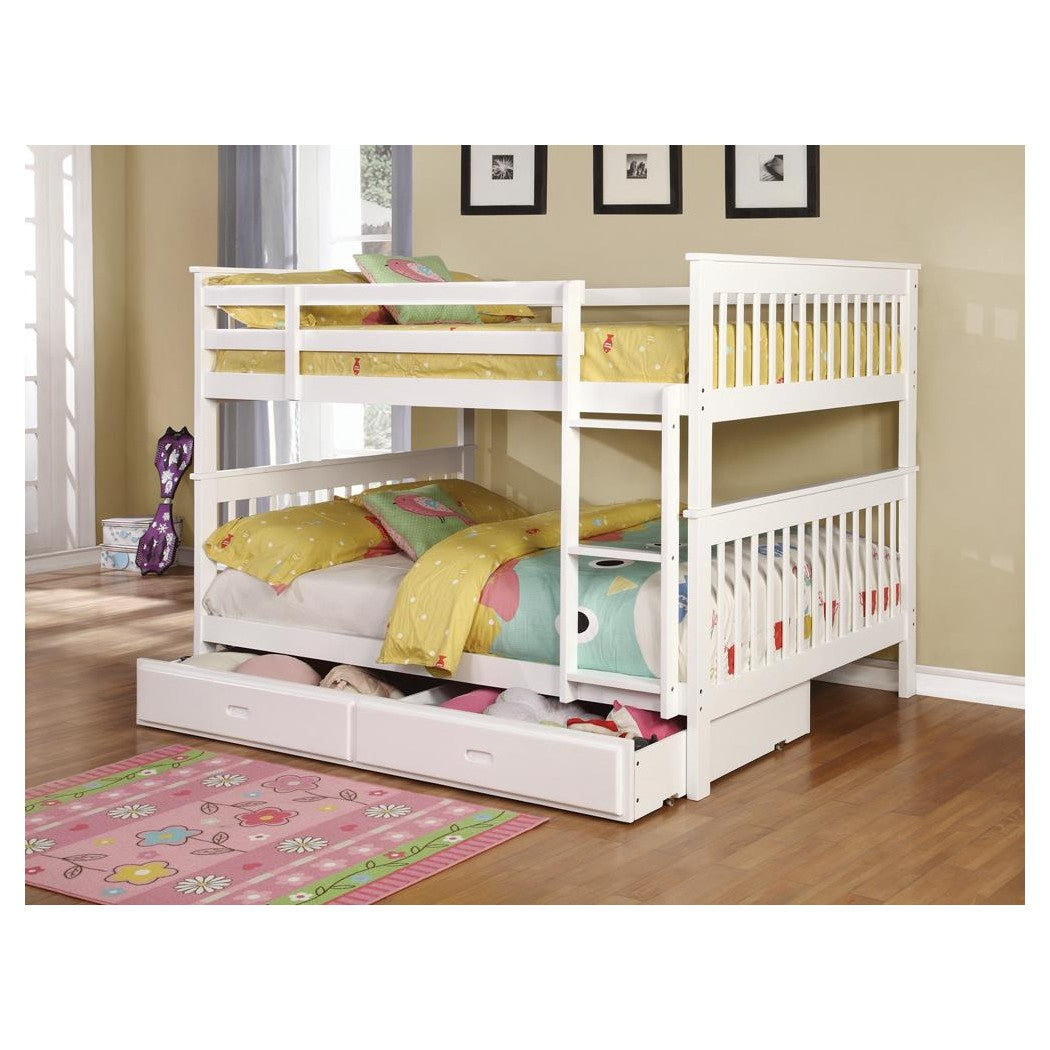 Chapman Full over Full Bunk Bed White 460360