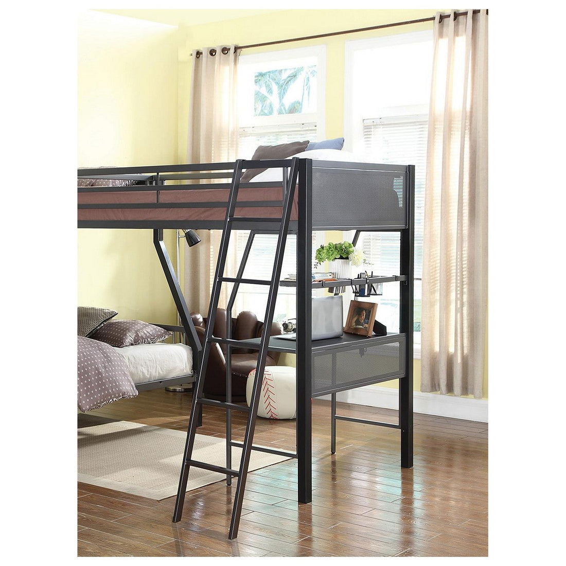 Meyers Twin Loft Add-on Black and Gunmetal 460392