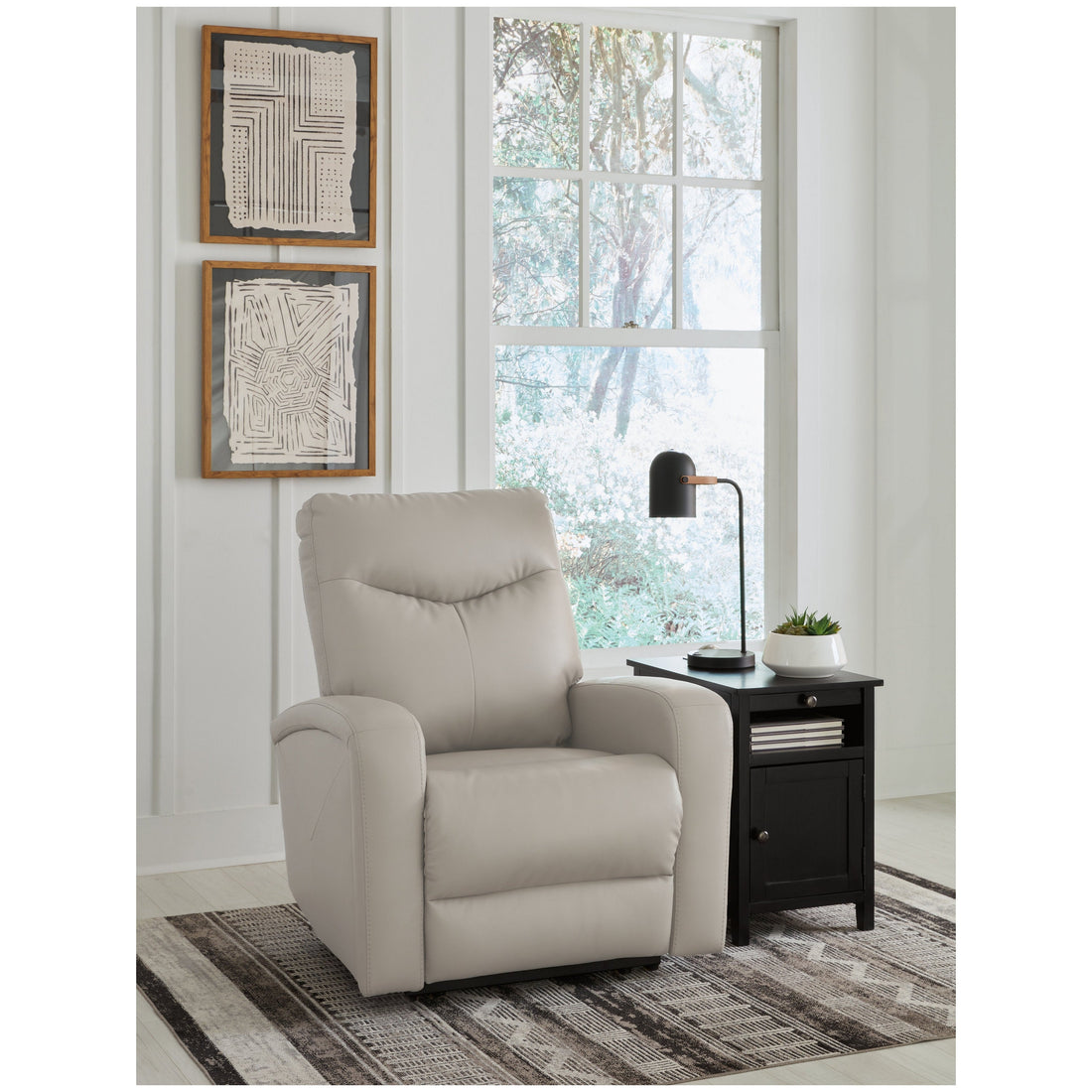 Ryversans Power Recliner Ash-4610406