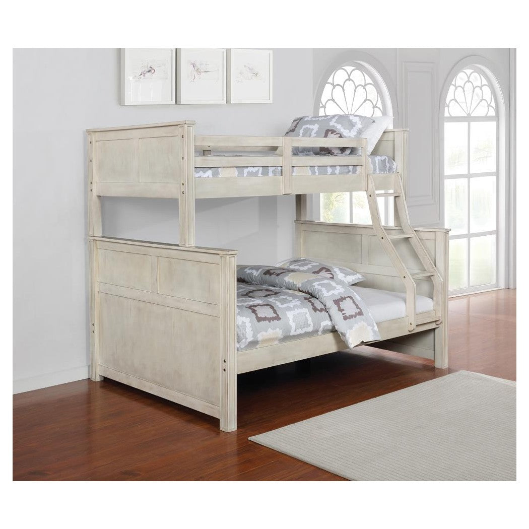 Montrose Twin/Full Bunk Bed Antique White 461252