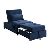 Lift Top Storage Bench with Pull-out Bed 4615-F1