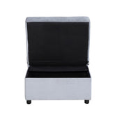 Lift Top Storage Bench with Pull-out Bed 4615-F3