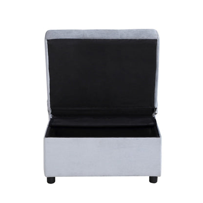 Lift Top Storage Bench with Pull-out Bed 4615-F3