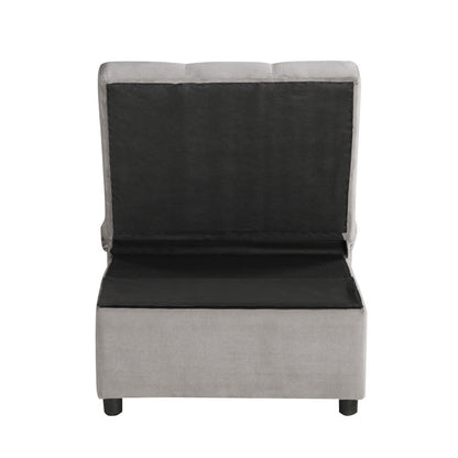 Lift Top Storage Bench with Pull-out Bed 4615-F4