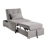 Lift Top Storage Bench with Pull-out Bed 4615-F4