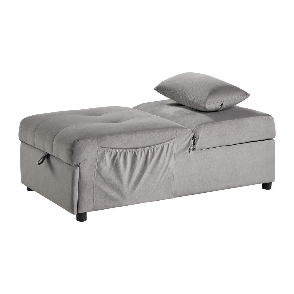 Lift Top Storage Bench with Pull-out Bed 4615-F4