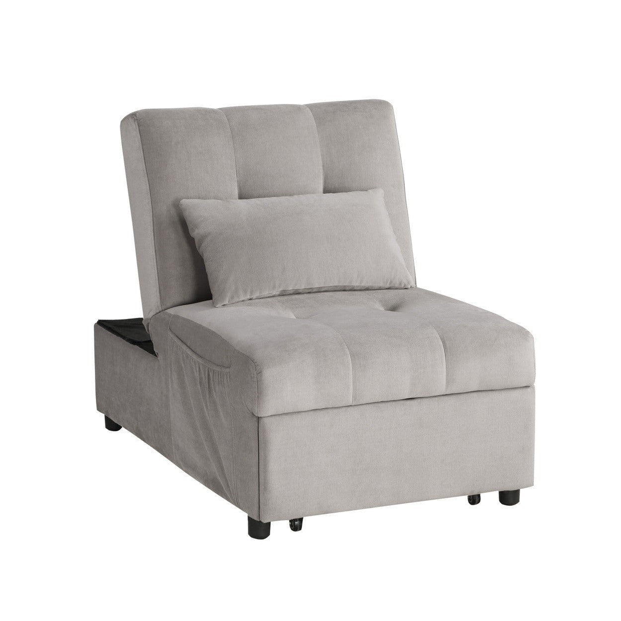 Lift Top Storage Bench with Pull-out Bed 4615-F4