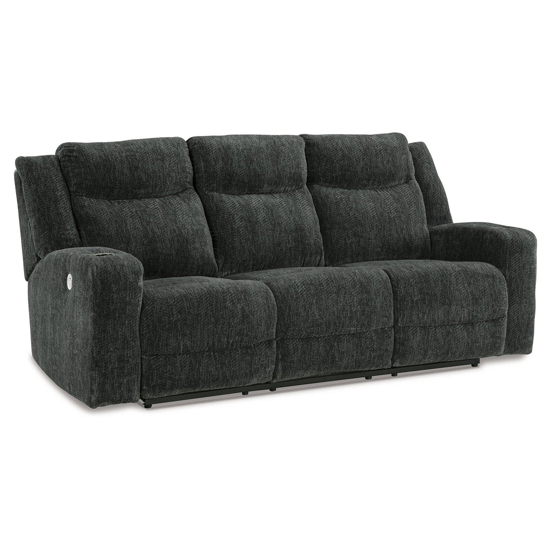 Martinglenn Power Reclining Sofa with Drop Down Table Ash-4650499