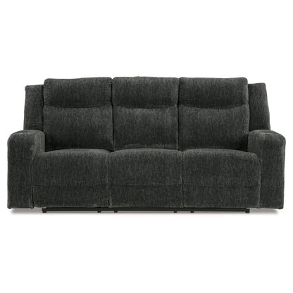 Martinglenn Power Reclining Sofa with Drop Down Table Ash-4650499