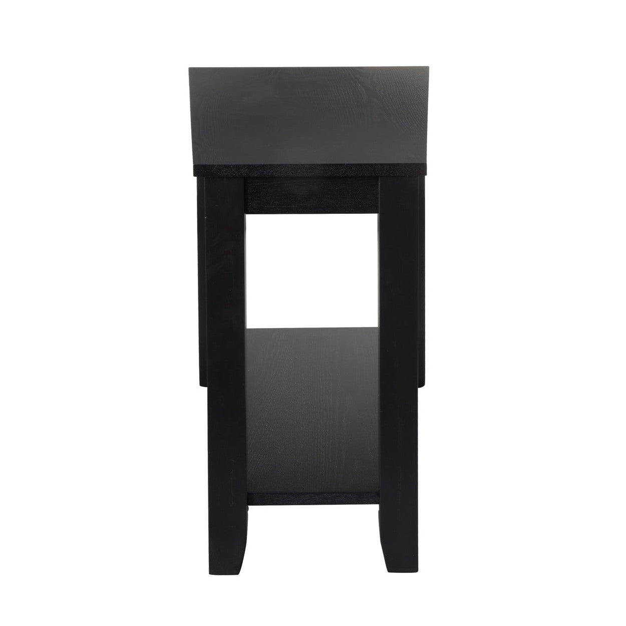 CHAIRSIDE TABLE, WEDGE, BLACK 4728BK