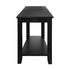 CHAIRSIDE TABLE, WEDGE, BLACK 4728BK