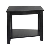 CHAIRSIDE TABLE, WEDGE, BLACK 4728BK