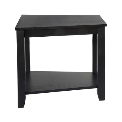 CHAIRSIDE TABLE, WEDGE, BLACK 4728BK